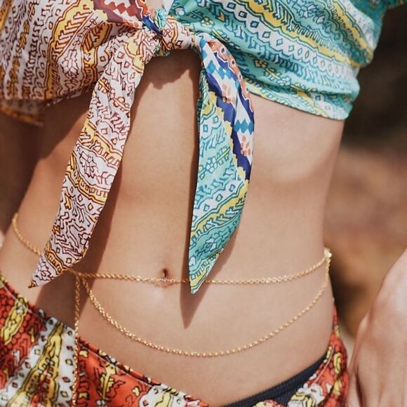 Anthropologie 2 Piece Wrap Cover Up Set | Size S - Picture 6 of 9